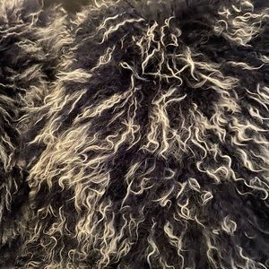 3 Tibetan Lamb Fur pillows, 18 x 18, new